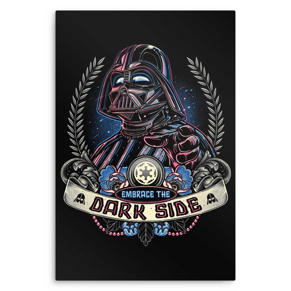 Embrace the Dark Side - Metal Print