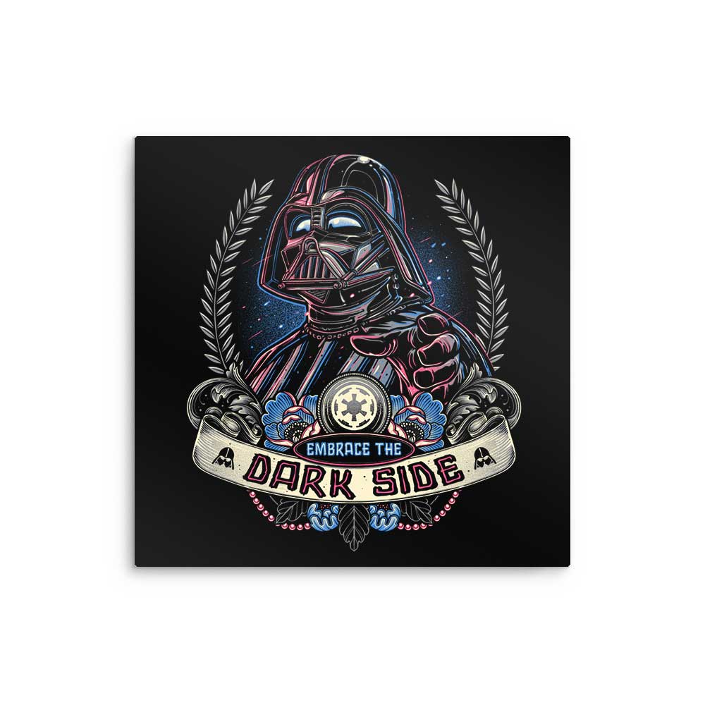 Embrace the Dark Side - Metal Print