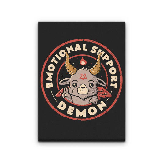 Emotional Support Demon - Canvas Print