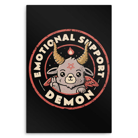 Emotional Support Demon - Metal Print