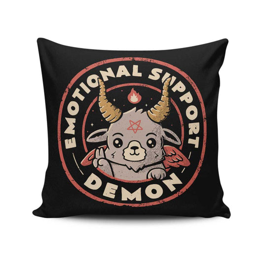 Emotional Support Demon - Throw Pillow