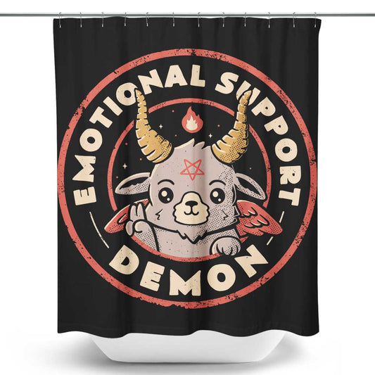 Emotional Support Demon - Shower Curtain