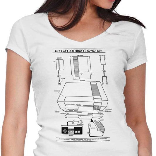 Entertainment System (Alt) - Women's V-Neck