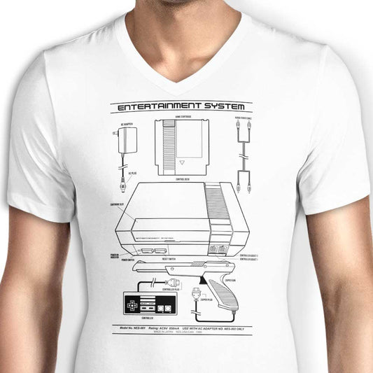 Entertainment System (Alt) - Men's V-Neck