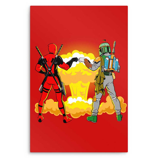 Epic Bro Fist - Metal Print