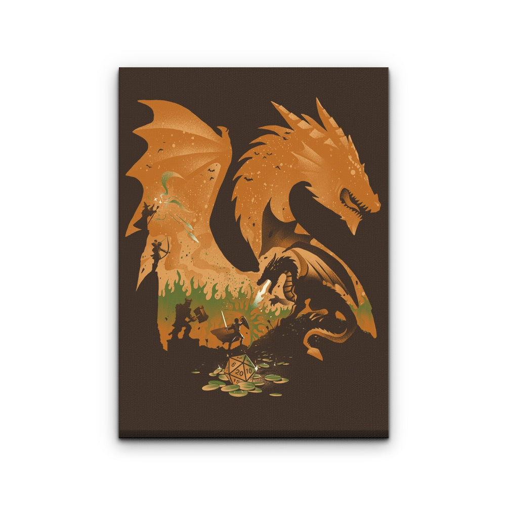 Episode I: Fantasy Flames - Canvas Print