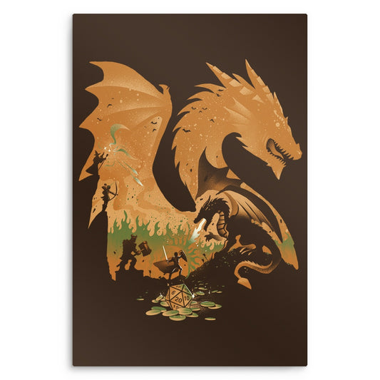 Episode I: Fantasy Flames - Metal Print