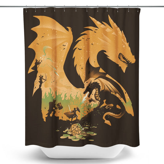 Episode I: Fantasy Flames - Shower Curtain