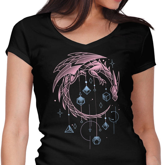 Episode II: Draconic Dice Keeper - Women's V-Neck