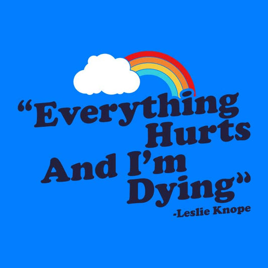 Everything Hurts - Metal Print