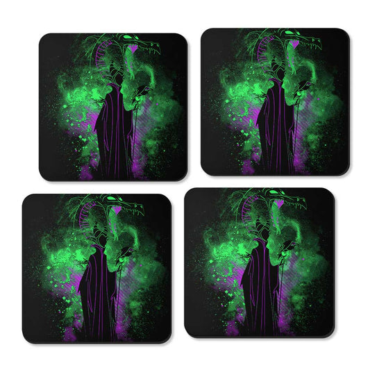 Evil Fairy Art - Coasters