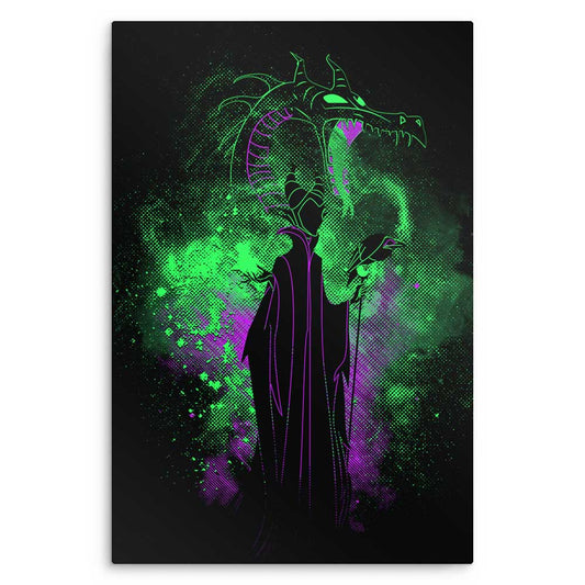 Evil Fairy Art - Metal Print