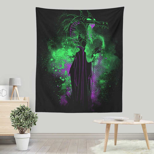 Evil Fairy Art - Wall Tapestry