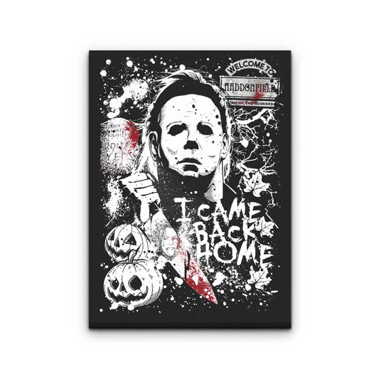 Evil in Haddonfield - Canvas Print