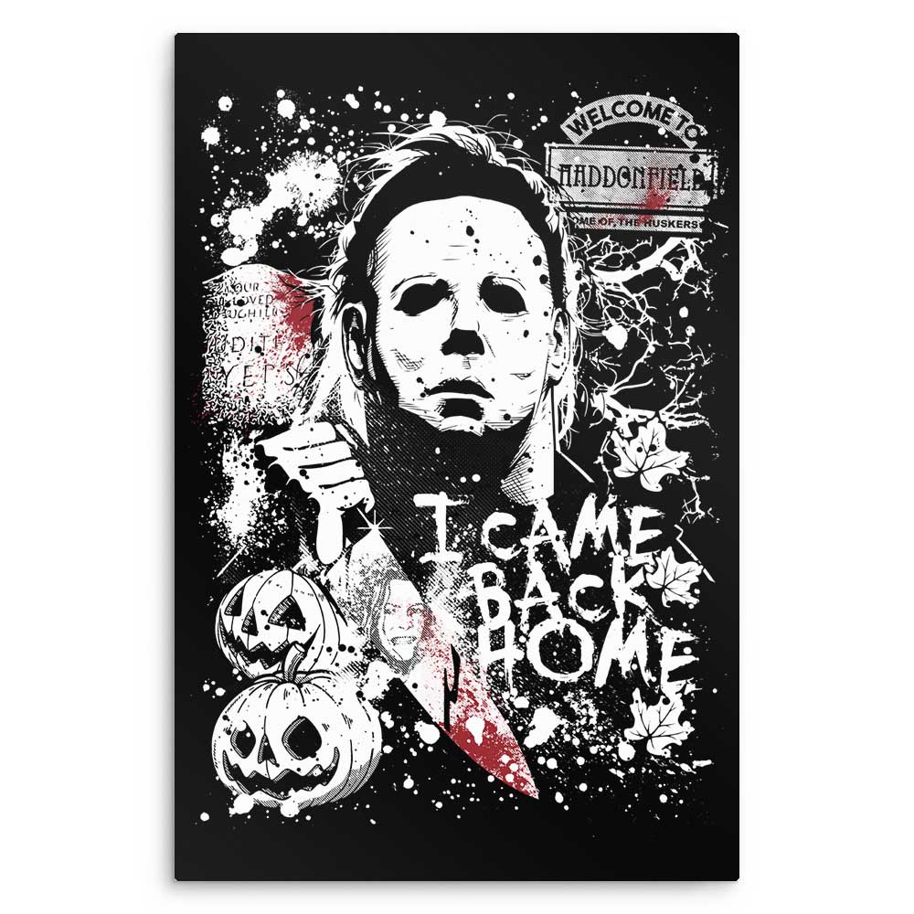 Evil in Haddonfield - Metal Print