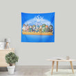 Fall Workers - Wall Tapestry