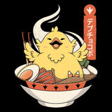 Fat Chocobo Ramen - Throw Pillow