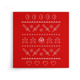 Festive Gaming Sweater - Canvas Print