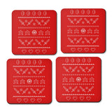 Festive Gaming Sweater - Coasters