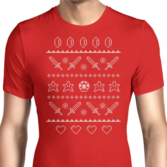 Festive Gaming Sweater - Men's Apparel