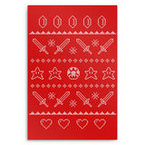 Festive Gaming Sweater - Metal Print