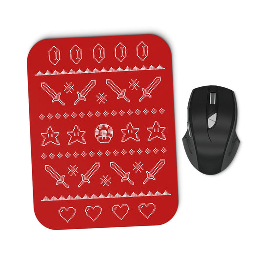 Festive Gaming Sweater - Mousepad