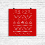 Festive Gaming Sweater - Poster