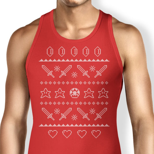 Festive Gaming Sweater - Tank Top