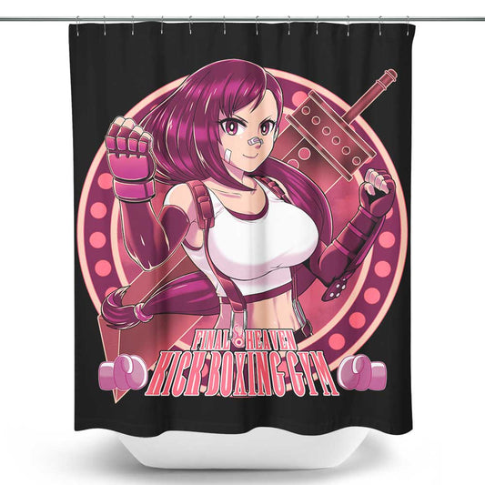 Final Heaven Kick Boxing - Shower Curtain