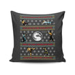 Finish Him Sweater - Throw Pillow