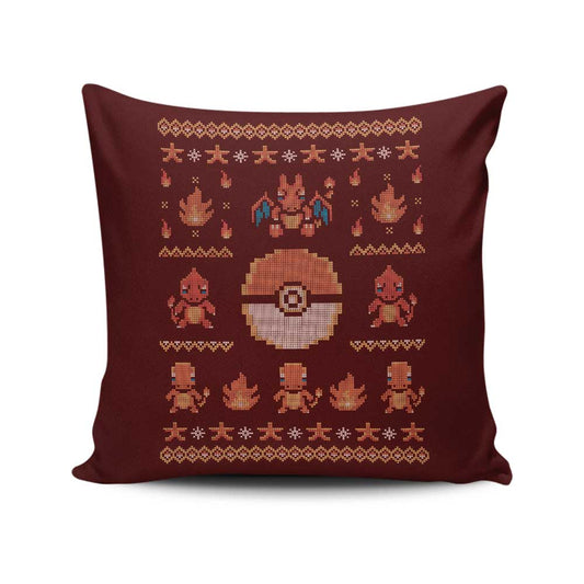 Fire Trainer Sweater - Throw Pillow