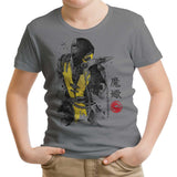 Fire Warrior Sumi-e - Youth Apparel