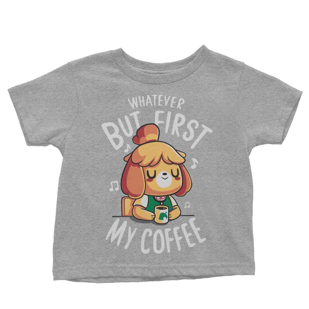 First My Coffee - Youth Apparel