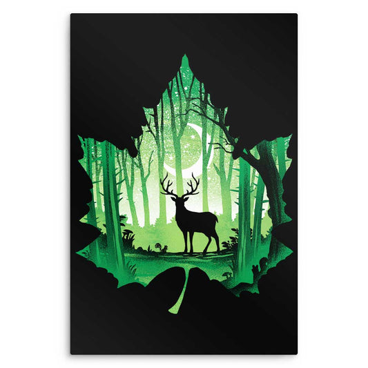 Forest Deer - Metal Print