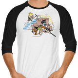 Fort Night - 3/4 Sleeve Raglan T-Shirt