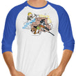 Fort Night - 3/4 Sleeve Raglan T-Shirt