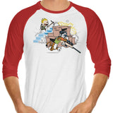 Fort Night - 3/4 Sleeve Raglan T-Shirt