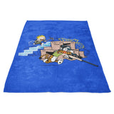 Fort Night - Fleece Blanket