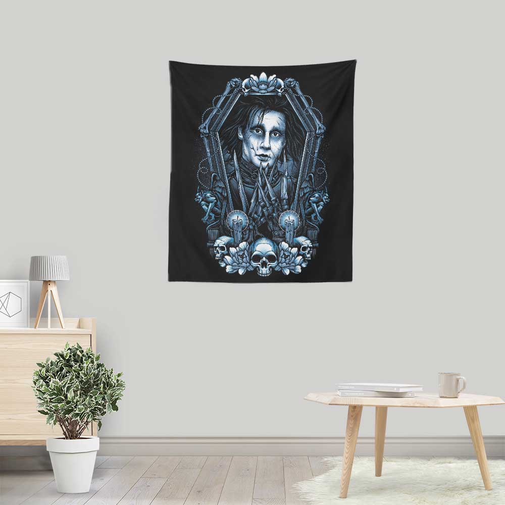 Framed Scissors - Wall Tapestry