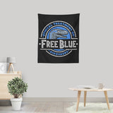 Free Blue - Wall Tapestry