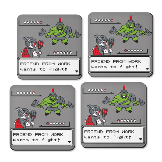 Friendly Foe - Coasters