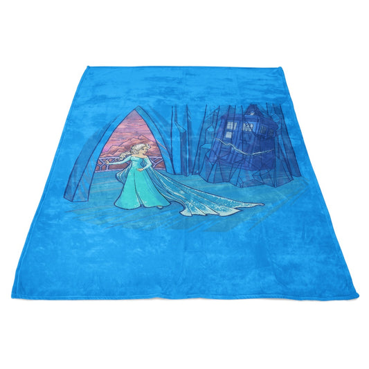 Frozen in Space and Time - Fleece Blanket