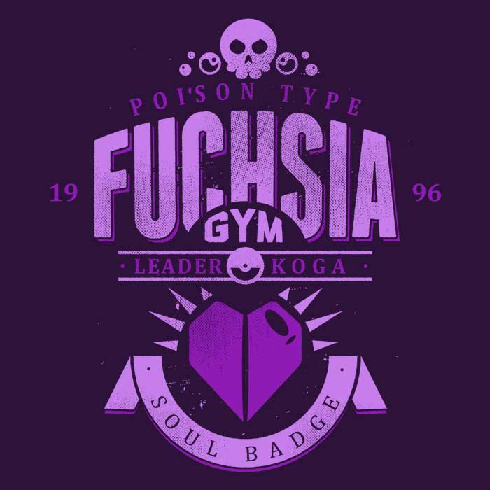 Fuchsia City Gym - Coasters