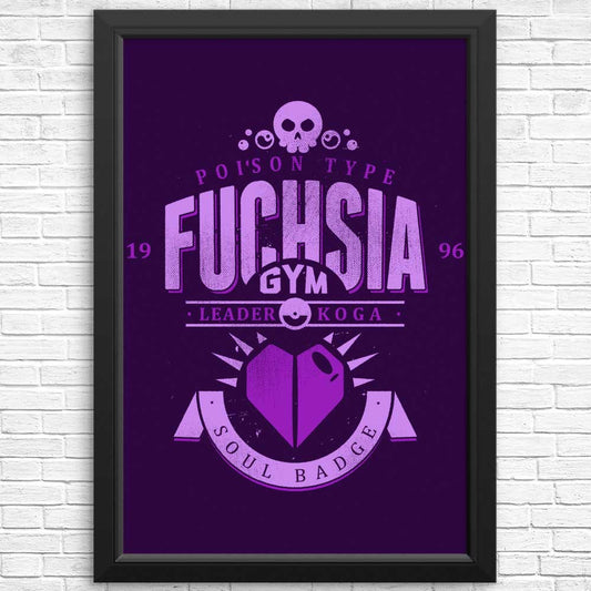 Fuchsia City Gym - Posters & Prints