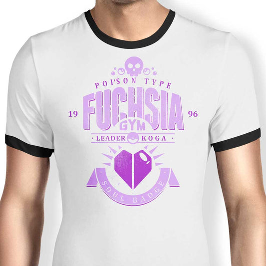 Fuchsia City Gym - Ringer T-Shirt