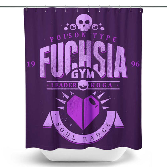 Fuchsia City Gym - Shower Curtain