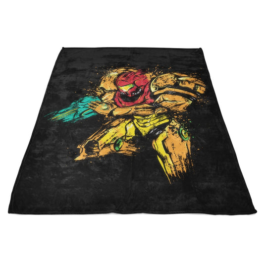 Galactic Bounty Hunter - Fleece Blanket