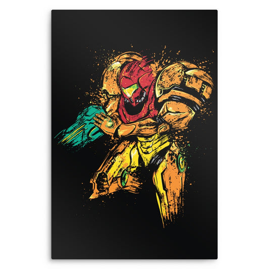 Galactic Bounty Hunter - Metal Print