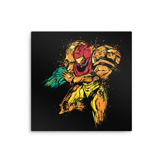 Galactic Bounty Hunter - Metal Print