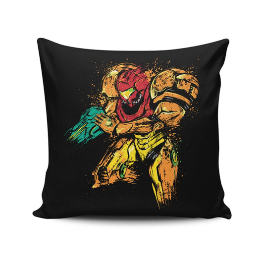 Galactic Bounty Hunter - Throw Pillow